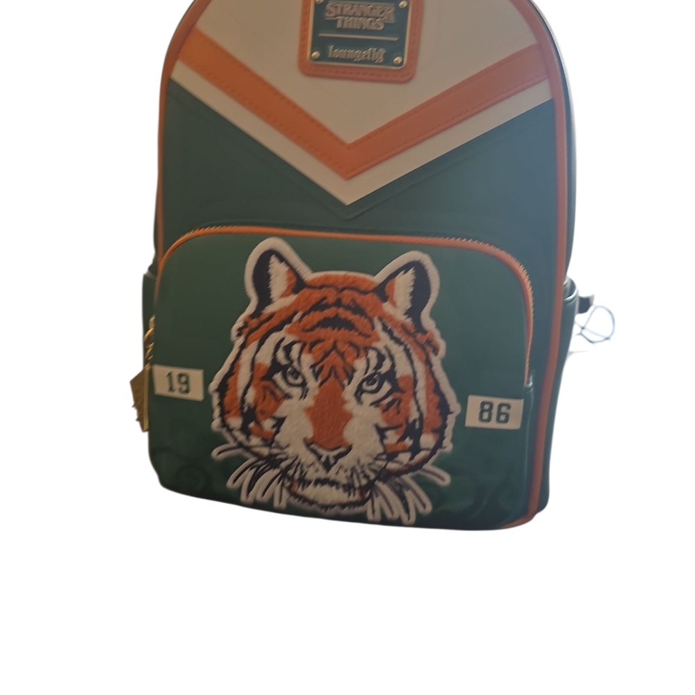 Loungefly Green and Orange Tiger Backpack